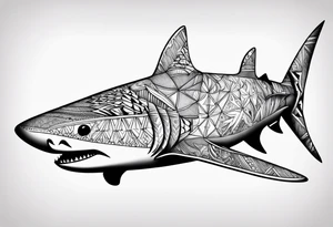 Tahitian Shark tattoo idea
