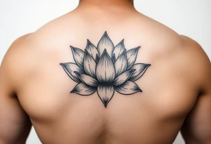 Lotus flower tattoo idea