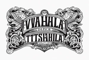 Valhalla  ptsd suicide Deppression tattoo idea
