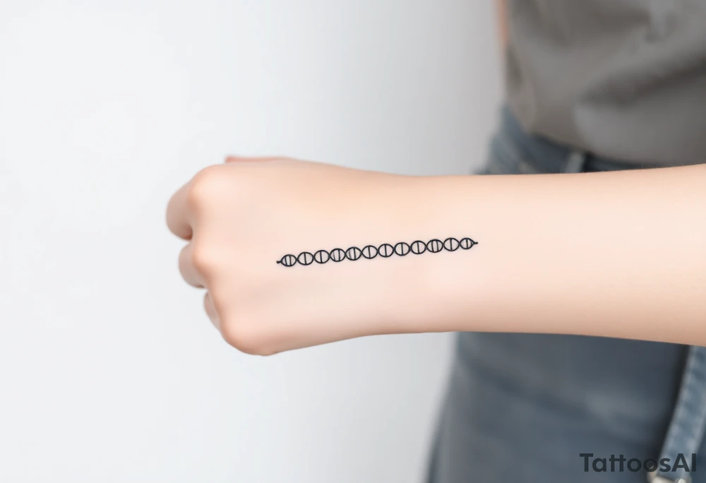 A band of scaled around the arm tattoo idea