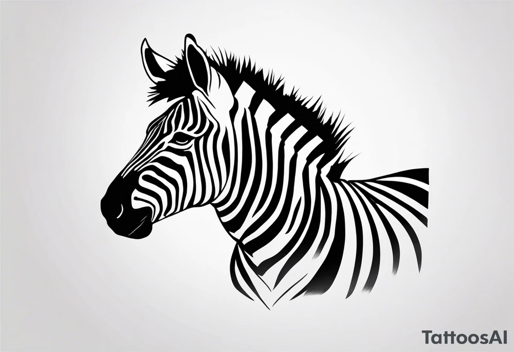 ZEBRA STIPES tattoo idea