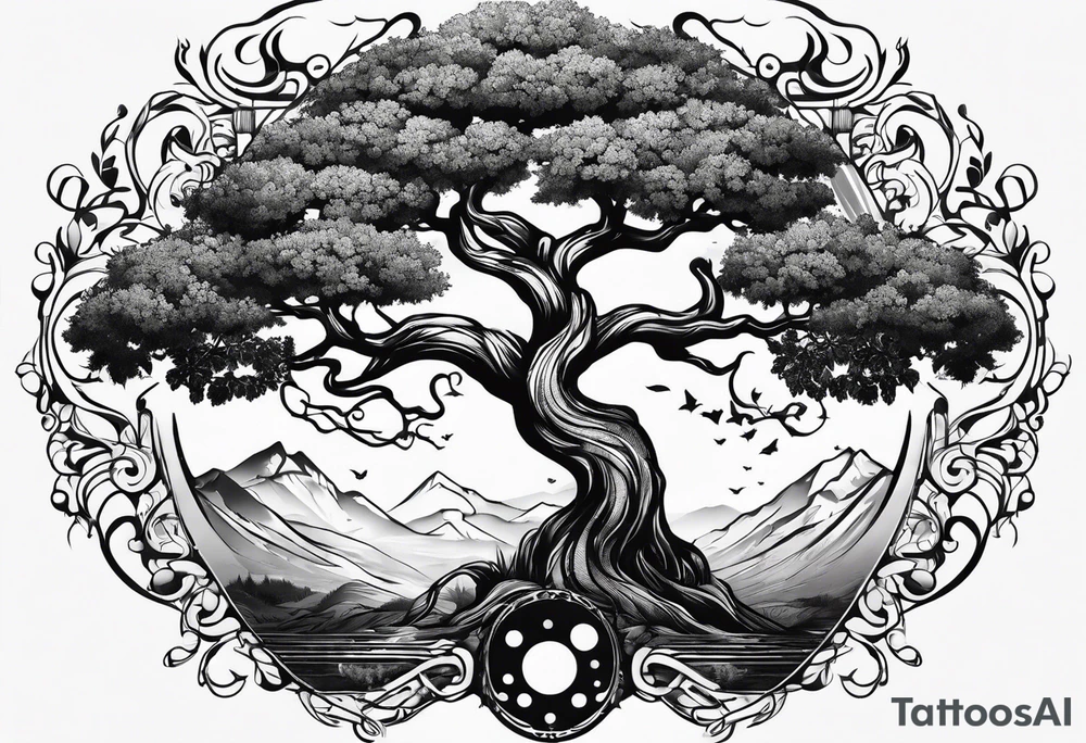 Yggdrasil 9 realm tattoo idea