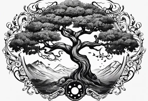 Yggdrasil 9 realm tattoo idea