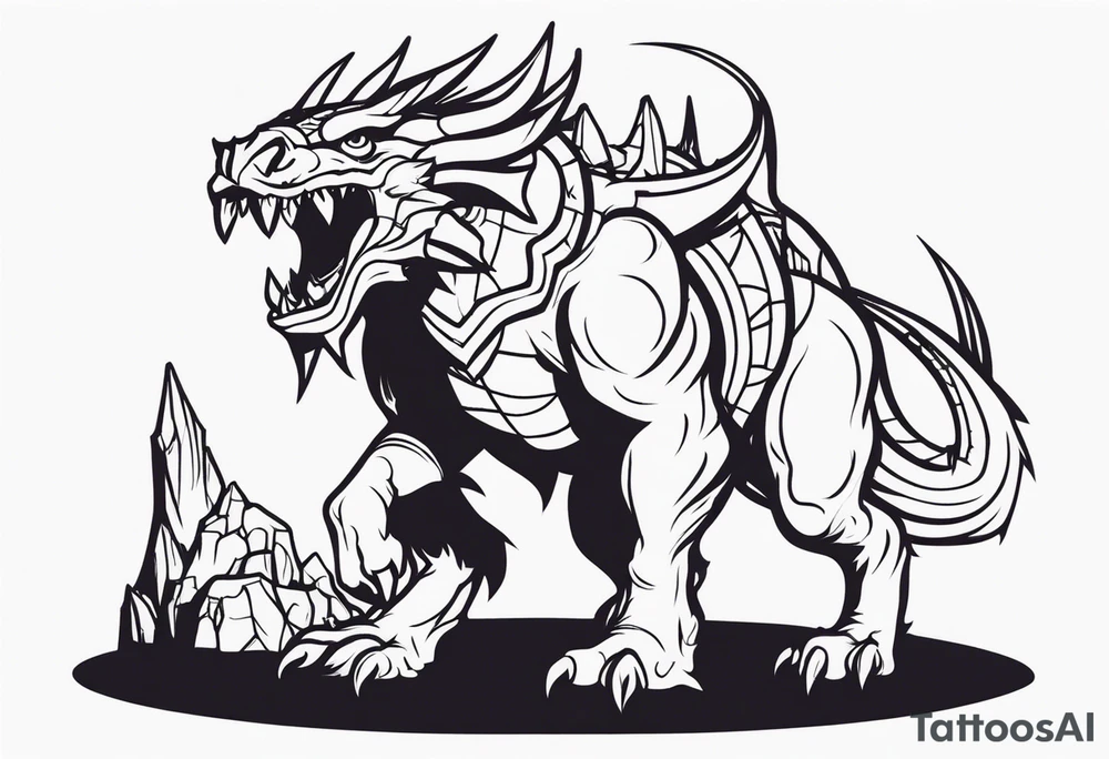 Dungeons and dragons monster tattoo idea