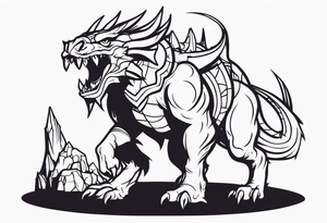 Dungeons and dragons monster tattoo idea