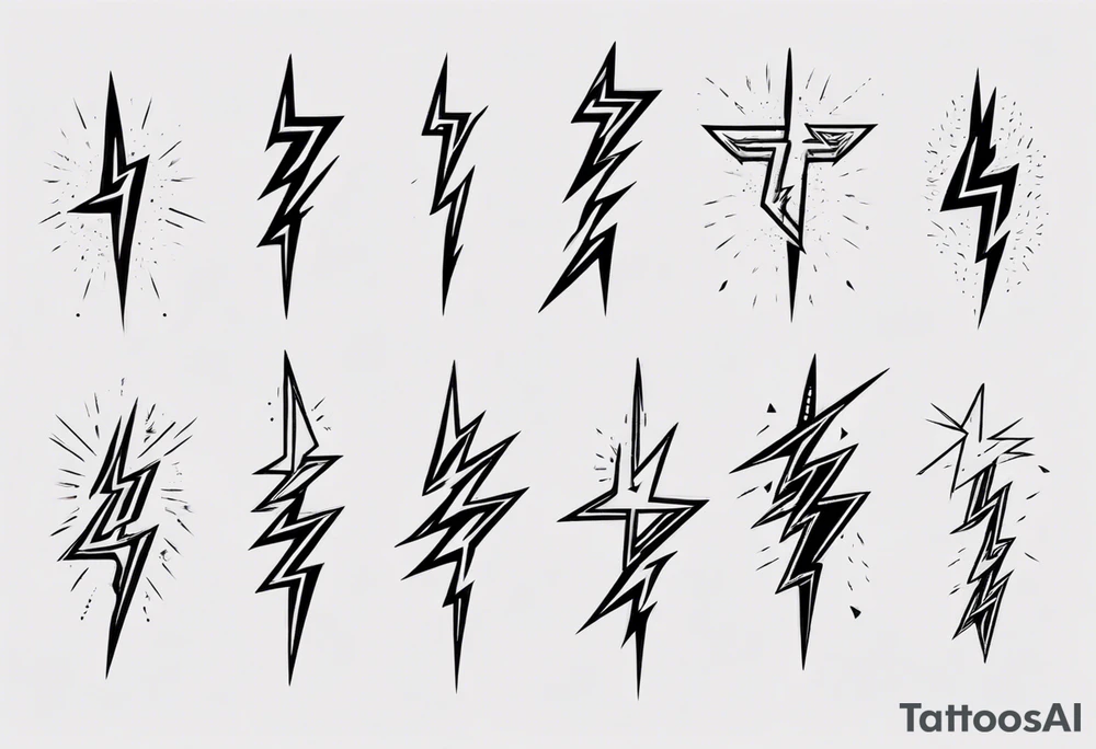 lightning tattoo idea