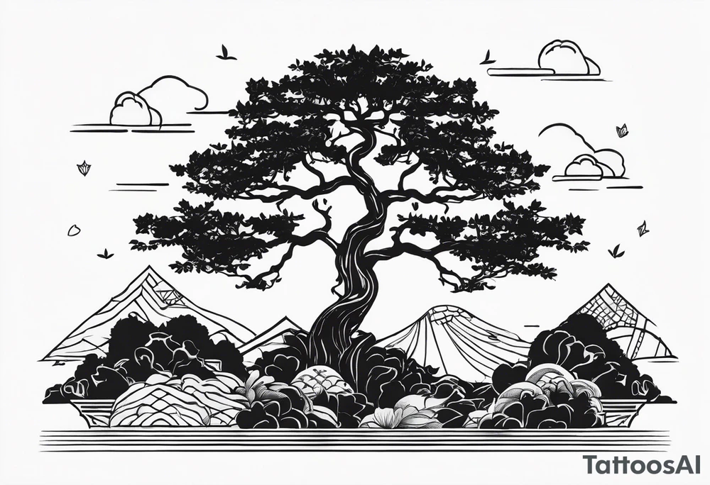 Hong Kong tree 6 tattoo idea