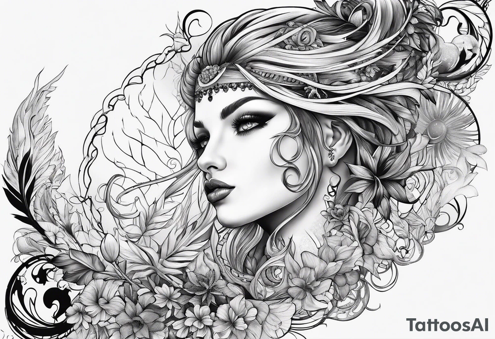 Fantasy tattoo idea