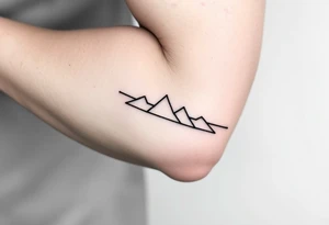3 lines around the arm.
Each line represents my willingness to explore new places, learn new things and meet new people. tattoo idea