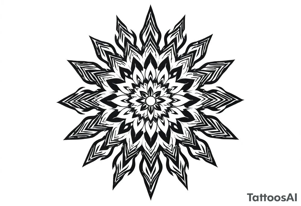 mandala tattoo idea