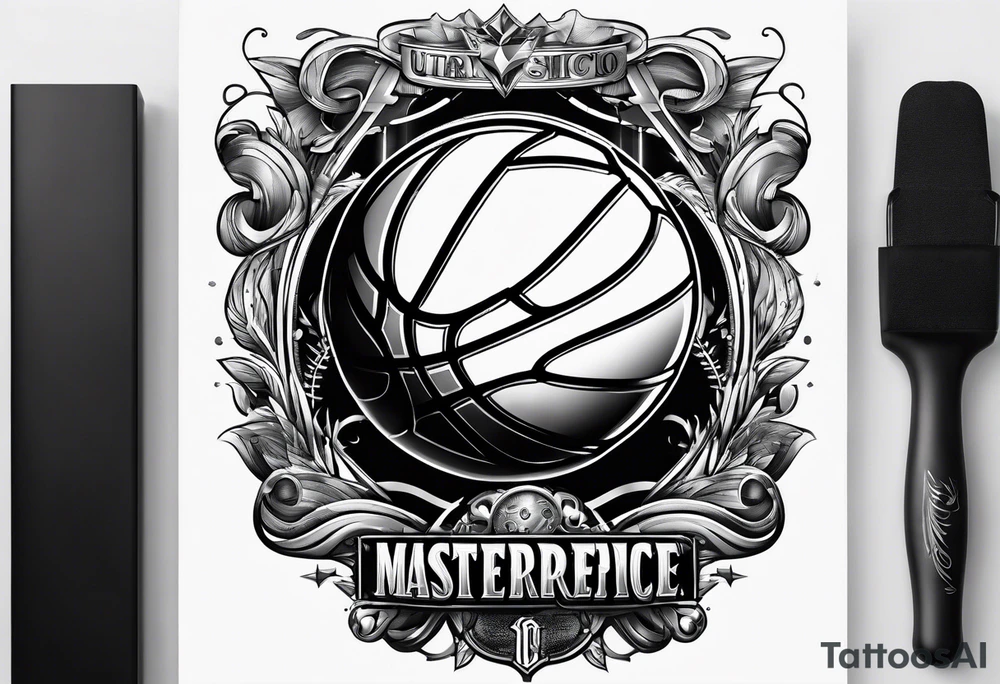 Basketball tattoo idea