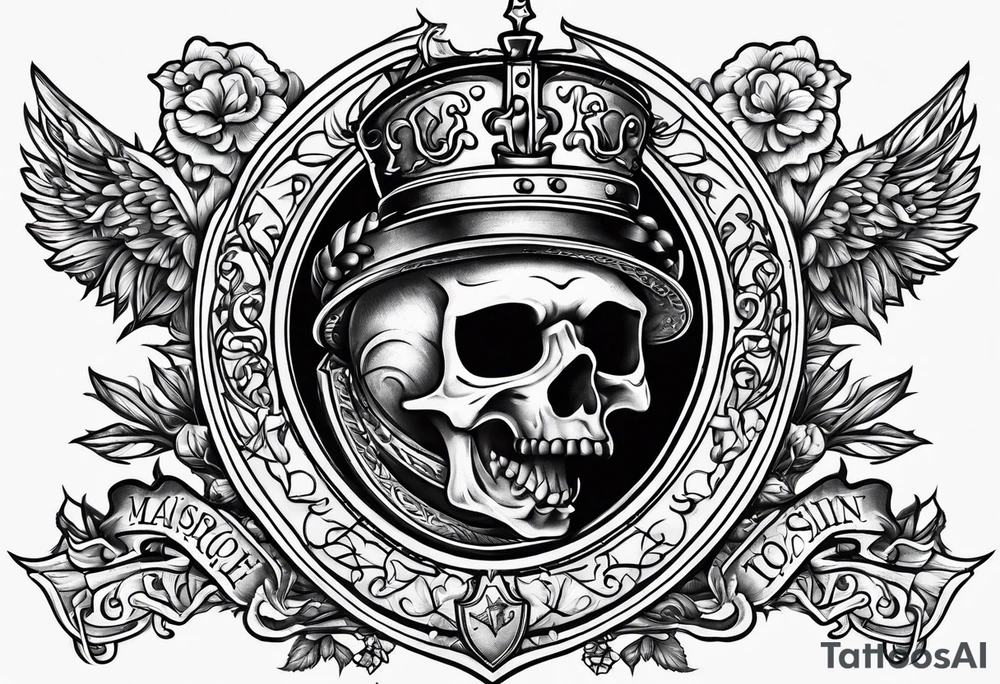 Simpson Family Crest tattoo idea