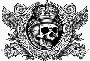 Simpson Family Crest tattoo idea