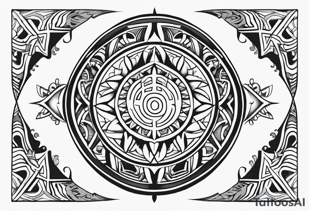 hawaian tribal tattoo idea