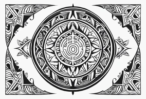 hawaian tribal tattoo idea