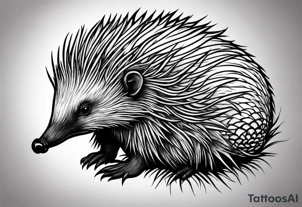 echidna tattoo idea