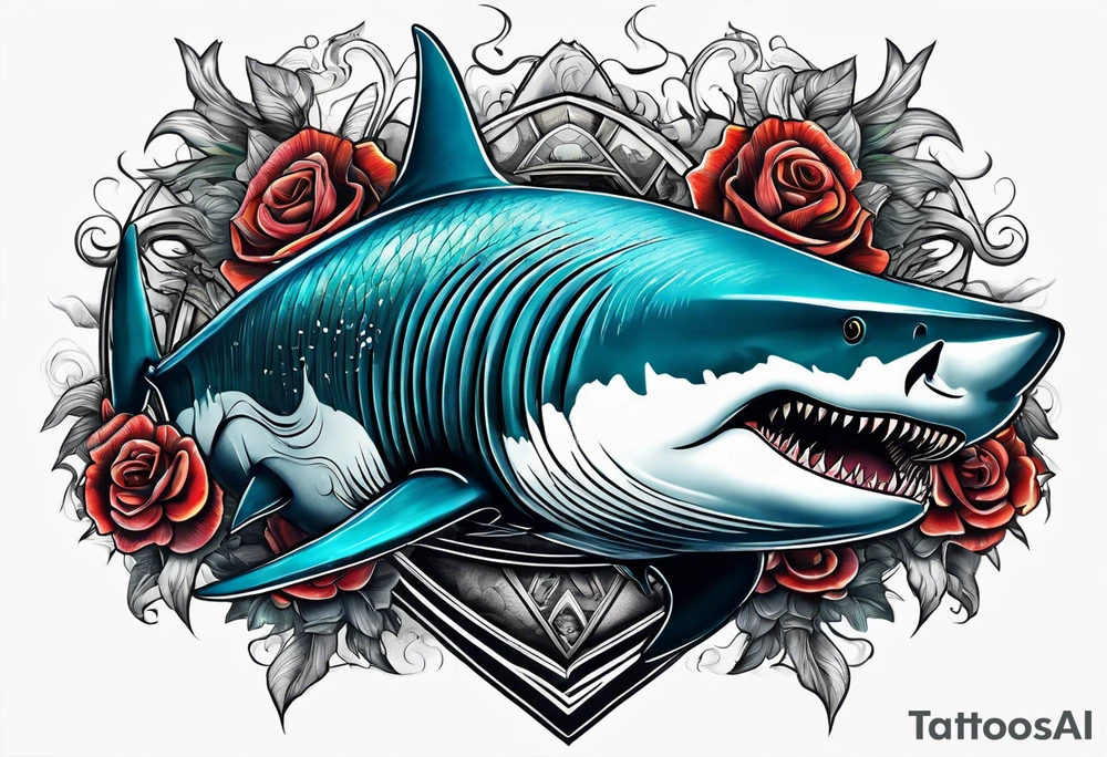 Megalodon tattoo idea