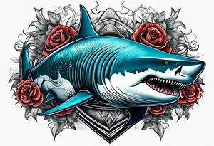 Megalodon tattoo idea