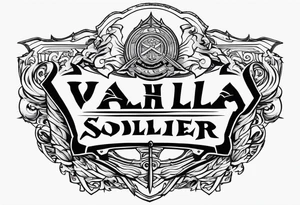 Valhalla soldier tattoo idea