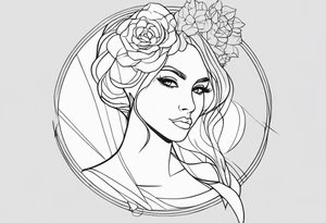 Lyon fine line tattoo idea
