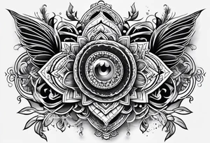 optical tattoo idea