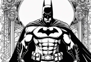 batman from the old comics tattoo idea
