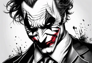 Batman joker tattoo idea
