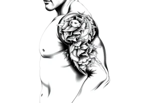 coffee and vinyl tattoo idea