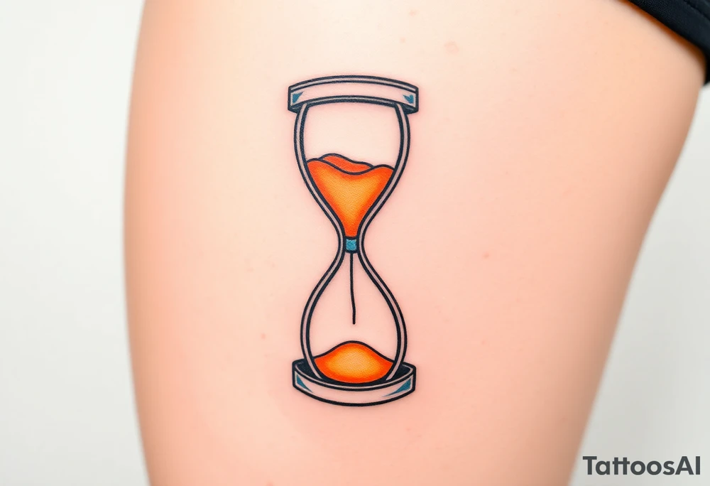 hourglass tattoo idea