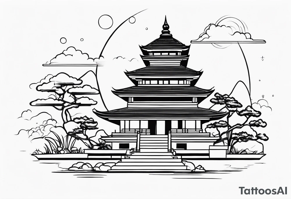Lempuyang temple tattoo idea