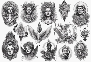 Statue tattoo idea
