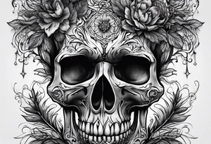 Living to dead forest tattoo idea