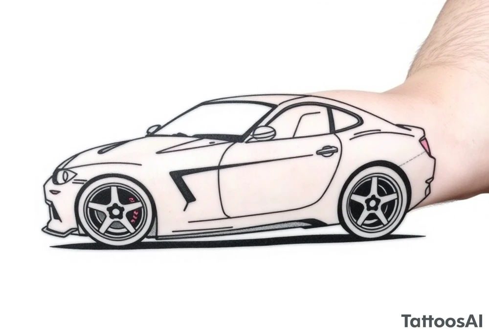 Make me something car related tattoo idea
