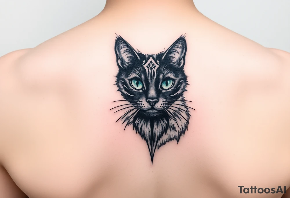 Black Cat tattoo idea