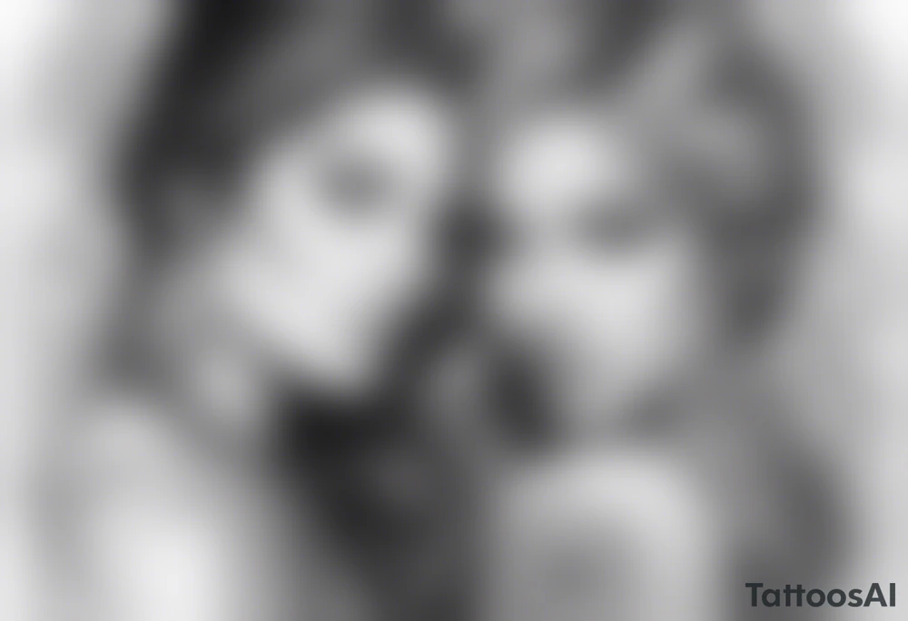 twin flames tattoo idea