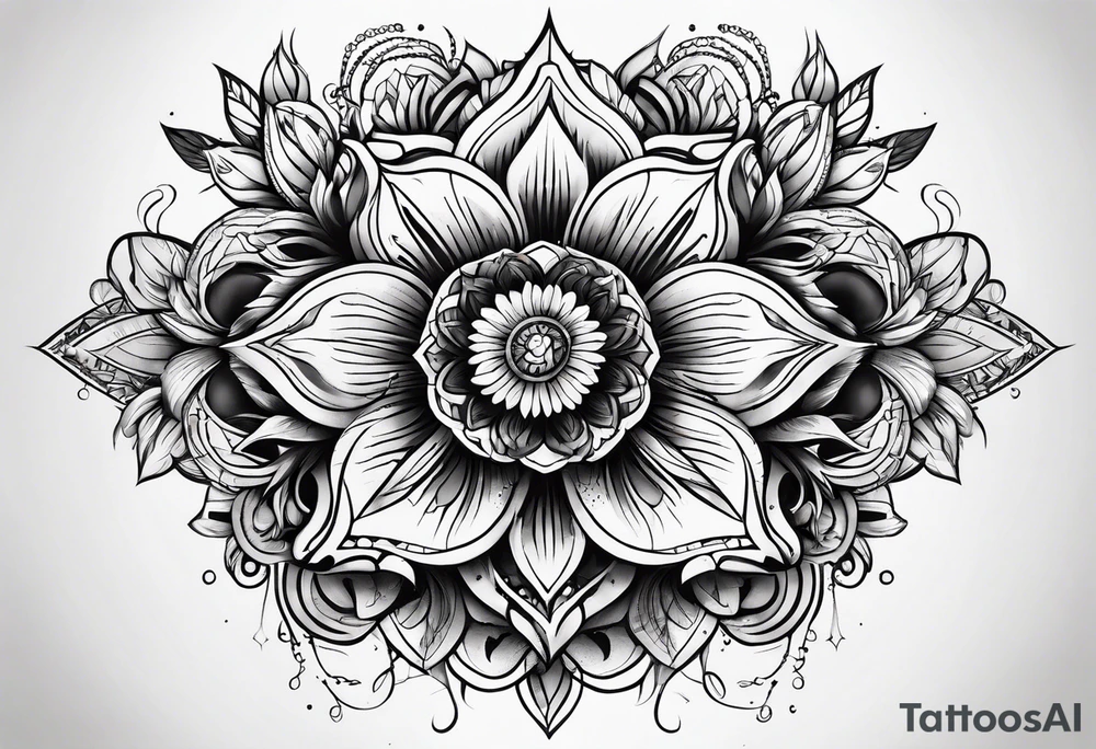 shape of the body tattoo idea