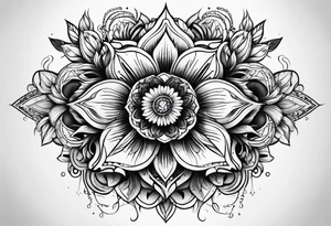 shape of the body tattoo idea