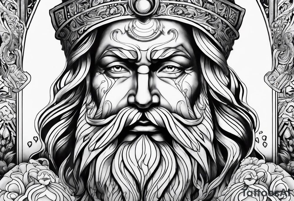 Zeus tattoo tattoo idea