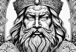 Zeus tattoo tattoo idea