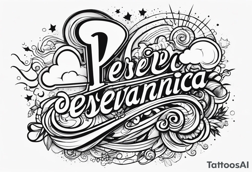 Perseverancia tattoo idea