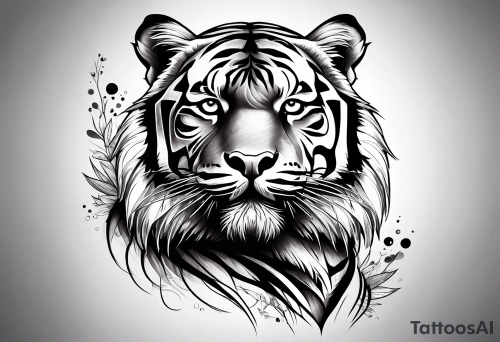 Tiger tattoo idea