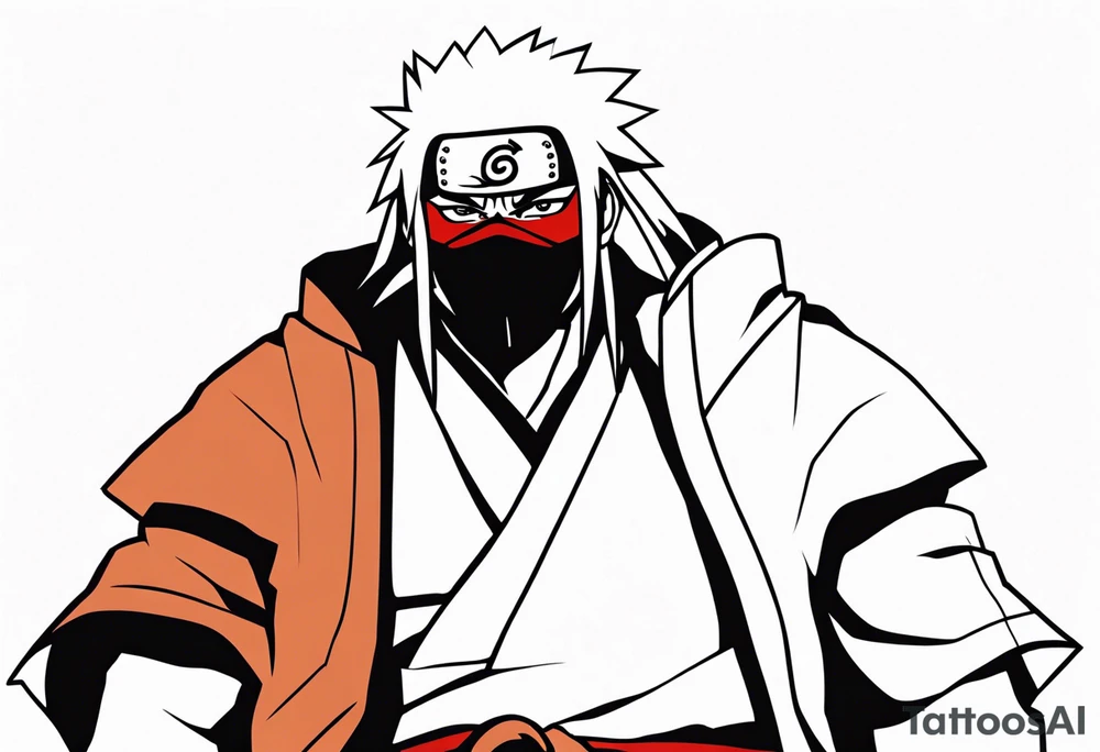 Sage mode jiraiya from the anime naruto tattoo idea