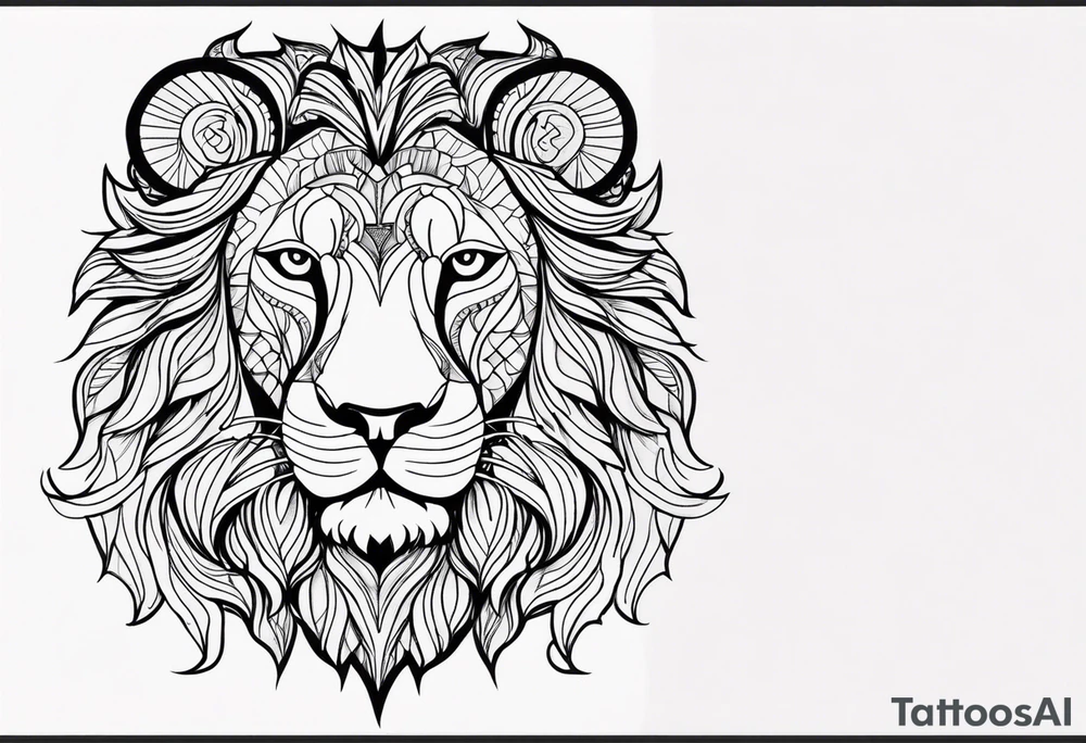 Lion tattoo idea