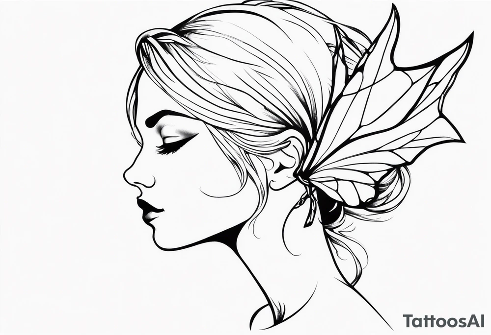 Fae profile tattoo idea