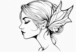 Fae profile tattoo idea