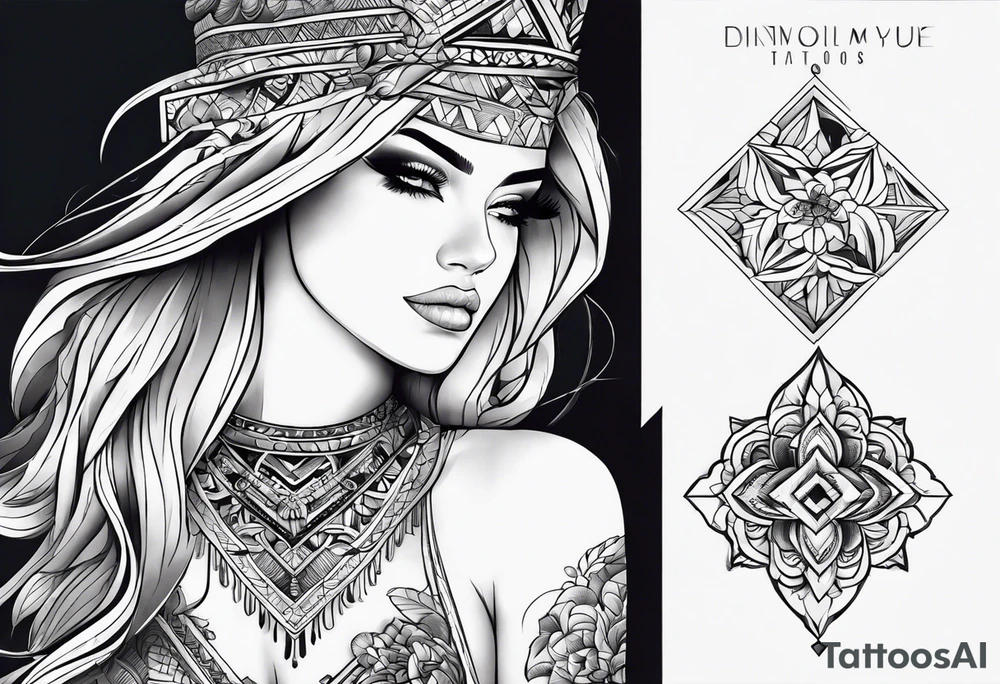 дракон tattoo idea