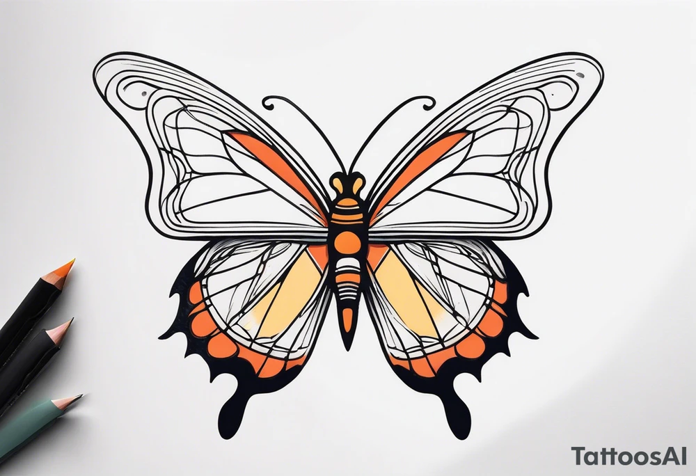Butterfly tattoo idea