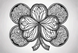 celtics clover tattoo idea