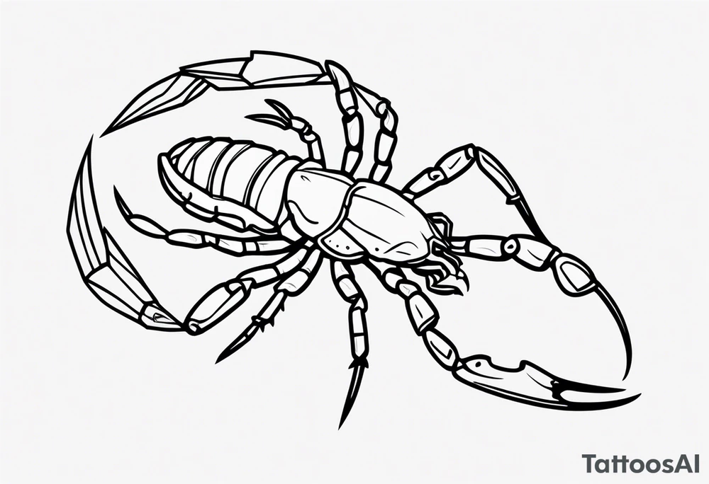 small Julia scorpion tattoo idea
