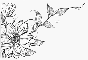 Longer Vines of Flores tattoo idea